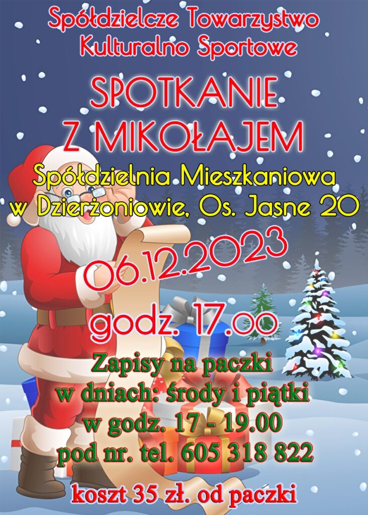 Mikołaj w Dzierżoniowie 6 grudnia