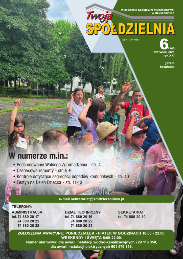 Czerwca numer Twojej Spółdzielni