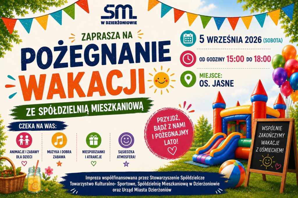 Pożegnanie wakacji ze Spółdzielnią Mieszkaniową w Dzierżoniowie i Piławie Górnej